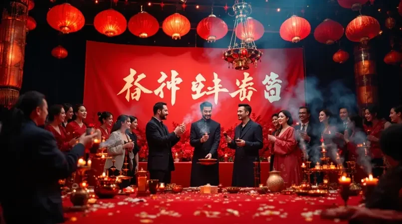 剧组开机仪式现场:主创悉数亮相 剧组开机仪式现场:主创悉数亮相